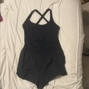 FP Movement by Free People Black Crossback Jumpsuit